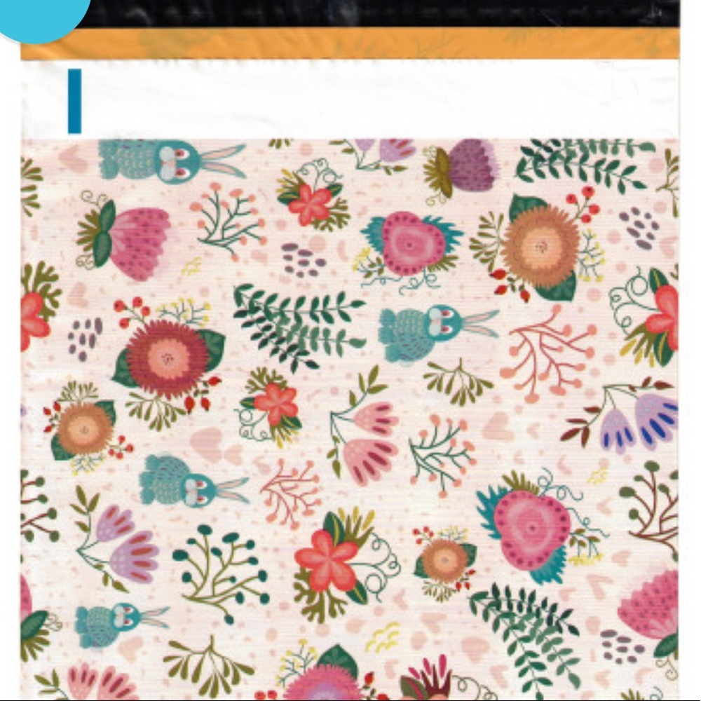 25 6X9  Easter Bunny Rabbit Poly Mailers Envelopes - Picture 3 of 3